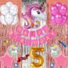 5th Happy birthday Unicron theme combo kit pack for party decorations??(Set of 74)