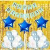 Blue Birthday Party Decorations Set for?Boys Birthday Decorations , Pack of 56