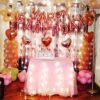 Rose Gold Birthday Decoration Kit Combo - 68 Items