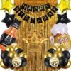 Happy Birthday Banner Decoration Kit - 37Pcs Set for Boys Husband Balloons Decorations Items Combo