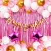 Happy Birthday Decorations For Girls Combo Set