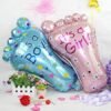 New Born Baby Shower Aluminum Foil Balloons / Balloons for Decoration of Baby Shower / It?s a Boy and It?s a Girl Feet?