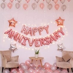 Anniversary Decorations For Home Set - Pack of 42 Pcs