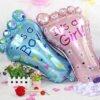 27 inch Baby Shower Foot Aluminum Foil Balloons Its a boy & Its a Girl Lovely Feet Balloon Birthday Party Baby Shower Decoration Material