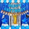 1st Birthday Boy Decoration Combo Set - 63Pcs for Celebration / 1st birthday decoration for boys / First birthday decorations boy theme