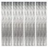 Silver Foil Curtain Pack of 4 for Birthday, Anniversary, Marriage and Bachelorette Decoration
