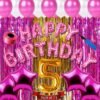 ?Fifth/5th Happy Birthday Combo/Kit Pack Material For Party Decorations (Pack Of 73)