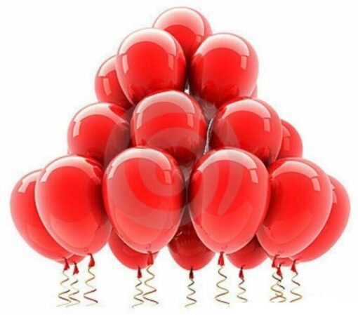 Metallic RED Birthday Party Decoration - Image 3