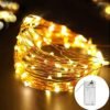 3AA Battery Powered Copper String Decorative LED Fairy Lights Warm White, 5 Meters, 50 LED's (Pack of 1)