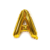 English Alphabet Letters A-Z and Numbers 0-9 in 16 inch Gold Foil Letter Balloons for Party Decoration Select & Make Your Own Custom Phrase Gold Foil Letters (Letter "A" Gold)