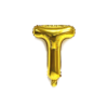 English Alphabet Letters A-Z and Numbers 0-9 in 16 inch GoldFoil Letter Balloons for Party Decoration Select & Make Your Own Custom Phrase Gold Foil Letters (Letter "T" Gold)