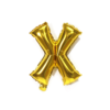 English Alphabet Letters A-Z and Numbers 0-9 in 16 inch GoldFoil Letter Balloons for Party Decoration Select & Make Your Own Custom Phrase Gold Foil Letters (Letter "X" Gold)