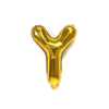 English Alphabet Letters A-Z and Numbers 0-9 in 16 inch GoldFoil Letter Balloons for Party Decoration Select & Make Your Own Custom Phrase Gold Foil Letters (Letter "Y" Gold)