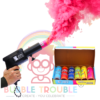 Cold Pyro Gun with 6 Pcs Color refill shots for Holi party birthday, bride to be, baby shower, any occasion ( 7 Pc, Multicolor)