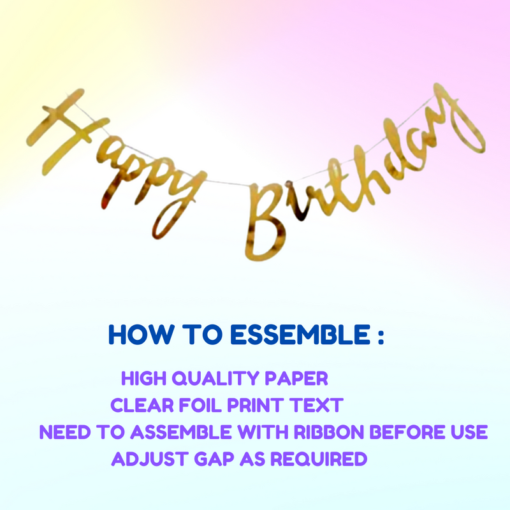 Happy birthday rainbow foil balloon 70 Pcs Combo for kids bday candy theme Party props Led Lightas caps , birthday party first 1st - Image 3
