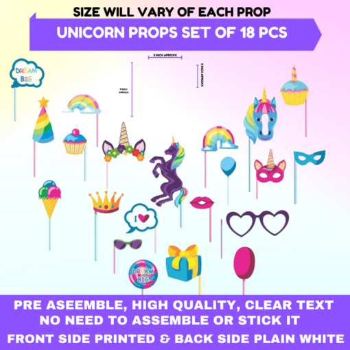 Happy birthday rainbow foil balloon 70 Pcs Combo for kids bday candy theme Party props Led Lightas caps , birthday party first 1st - Image 4