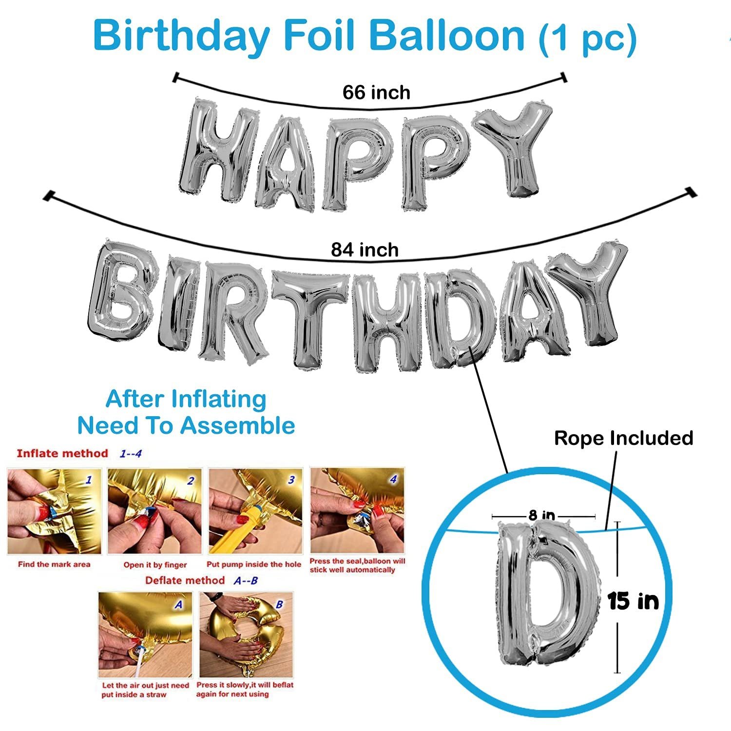 Frozen/Mermaid Theme Birthday Decorations - 95Pcs - Image 3