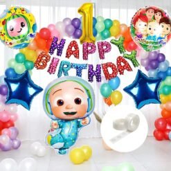 Cocomelon Theme Birthday Decoration Items - 67 pcs for girls boys