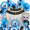 Boss Baby Birthday Decorations Items Kit - 55Pcs Combo Set for girls boys