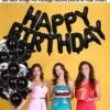 Birthday Decorations, Birthday Ka Saman, Happy Birthday Decoration, Happy Birthday Decorations Combo, Balloon & You Happy Birthday Decoration Kit, Black Birthday Decoration Kit Combo With Happy Birthday Foil, Star & Heart Foil And Balloons.