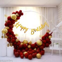 Happy Birthday Gift For Husband Or Wife ? Latest Birthday Decorations for husband , Wife, Boyfriend, Girlfriend- Special Brithday Decorated Items Banner, Balloons Combo- Surprise Gift For Wife ? 47Pcs