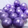 Hd Metallic Finish Balloons For Birthday/Anniversary Party Decoration (Purple) Pack Of 50
