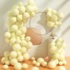 ?Latex Pastel Balloons For Party Birthday Baby Shower Anniversary Decorations Pack Of 50 Pcs (Assorted, Lemon Yellow )