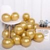 Metallic Balloons For Theme Party, Birthday Decoration Items And Props For Boys And Girls (Pack Of 200, Gold)