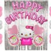  Monster Hello Kitty Birthday Decoration Set - Combo Pack of 50