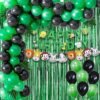 Jungle Theme Party Decoration Combo Balloon,Bunting, Character Foil Balloon 46Pcs For Kids, Boys Animal Theme Birthday Party Decorations, Animal Balloons, Birthday Theme,Theme Decoration