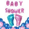  Baby Shower Blue Foil Balloon Combo (Pink)
