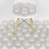 Silver metallic balloons for party decoration-100pcs Silver  Pack of -100