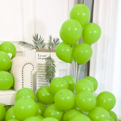 Lime Green party balloons for decoration Lime Green party balloons for decoration Pack of -100