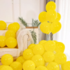 Yellow Metallic balloons for Party decoration-100pcs Yellow Pack of -100