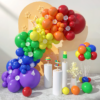 Rainbow Theme Balloons for decoration-100pcs Rainbow  Pack of -100