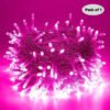 Pink Led Serial Lights for Decoration - String Lights for Home Decoration,Fairy Lights | Christmas, Diwali Decoration Lights for Balcony | Copper Wire Pixel Light (10 Meter | Pack of 1)