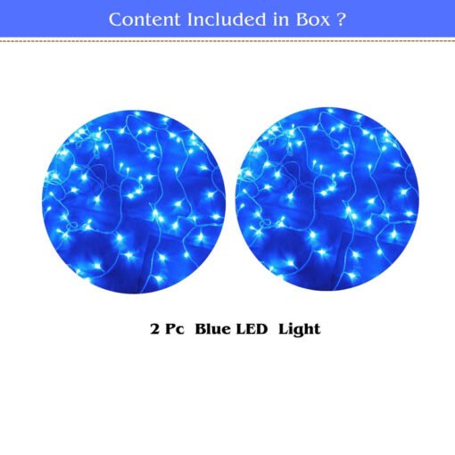 Blue Led Serial Lights for Decoration - String Lights for Home Decoration,Fairy Lights | Christmas, Diwali Decoration Lights for Balcony | Copper Wire Pixel Light (10 Meter | Pack of 2) - Image 2