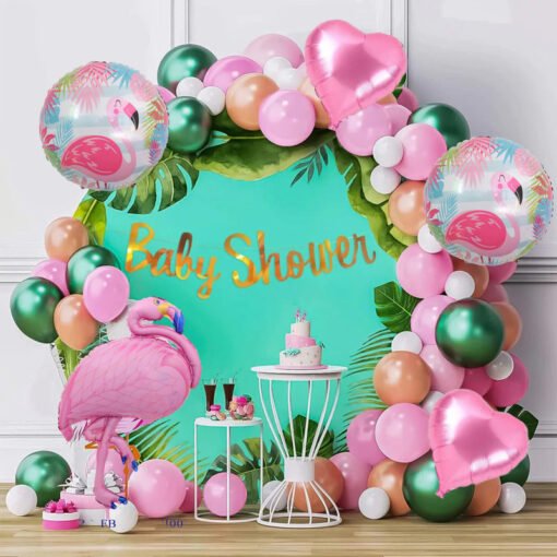 Baby Shower Balloon Decoration Kit for Mom To Be Multicolor  Pack of -57