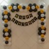 Black and white Birthday Decoration items for boys - Set of 63 Items Multicolor  Pack of -63
