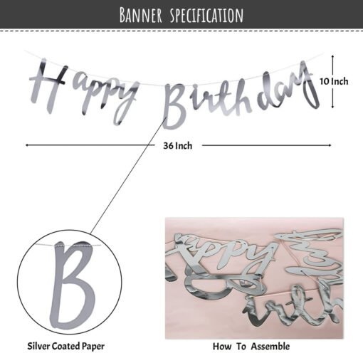 Frozen Theme Birthday Decoration Item for your little Princess Blue Pack of -58 - Image 3