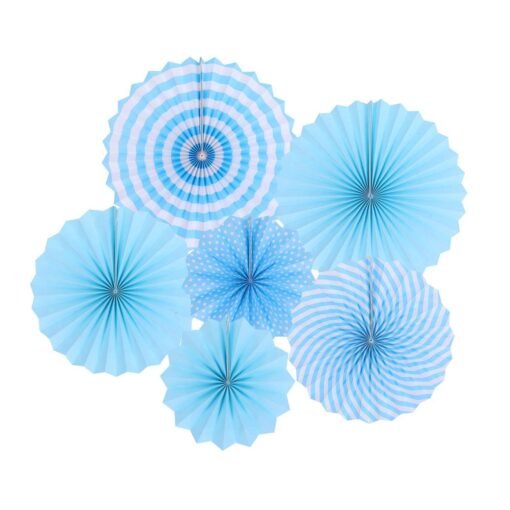 Blue Theme Happy Birthday Decoration Items for Boys white, blue Pack of -40 - Image 3