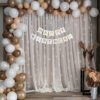 Happy Birthday Decoration Kit for Girls Party Decor Brown and White Pack of -69