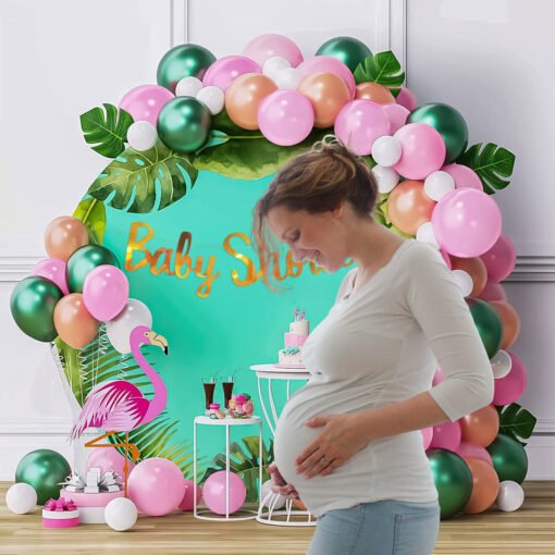 Baby Shower Balloon Decoration Kit for Mom To Be Multicolor  Pack of -57 - Image 4