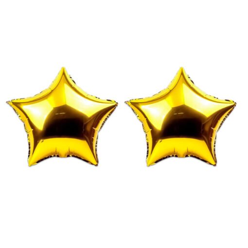 Star and moon birthday decoration kit for kids PINK WHITE BLUE Pack of -68 - Image 3