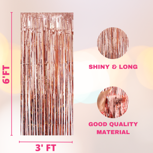 Happy birthday decoration set rose gold theme 37 Pcs Combo for kids boys girls birthday party first 1st , 2nd, 5th , 10th - Image 5