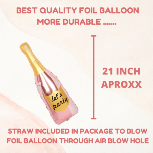 Happy birthday decoration set  rose gold theme 36 Pcs Combo for kids boys girls birthday party first 1st , 2nd, 5th , 10th - Image 6