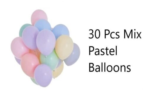 No 1 Gold Balloons with Unicorn Party Theme Birthday Decoration Items or Kit Gold Cursive Happy Birthday Banner Set of 13 Letters with 30 HD Mix Pastel Balloons birthday celebration Decoration + 18 " inch 3 Pcs Unicorn head Foil & 32" Inch 1 Pc Big Head Round Shape Unicorn Foil Balloons for House Party Supplies Decoration for Boys ,Girls & Kids Baby Shower + 18" Inch 2 Pcs Rose Pink Star Shape Foil Balloons + 1st Birthday or 1st Year Birthday Gold Foil Balloons (Pack of 50) - Image 6