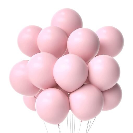 Pink Shark Theme Birthday Decorations Combo 68pc - 60 Balloons, 1 Banner, 1 5pc Shark Foil Balloon Set, 2 Blue Curtain (Pink Shark Birthday Decoration Theme ) - Image 3