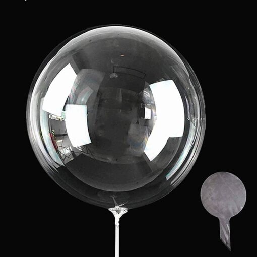 18 inch Transparent Bubble Balloons for LED Light Up Balloons Helium Style, Gifts Decoration for Christmas, Wedding, Birthday Party (LED String Not Included) (Pack of 20)