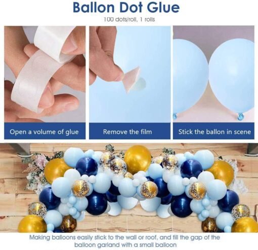 For Decoration - 84Pcs, Balloon Decoration For Birthday, Babyshower, Anniversary | Bride To Be, Happy Birthday Balloons For Decoration | Confetti, Latex, Metallic Balloons Decor - Image 5